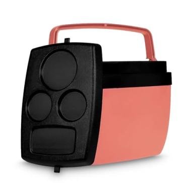 Imagem de Cooler Caixa Térmica Com Alça 6 e 12 Litros Portátil Bebidas Geladas Lanche Sanduiche Praia Verão(6,Rosa Goiaba)