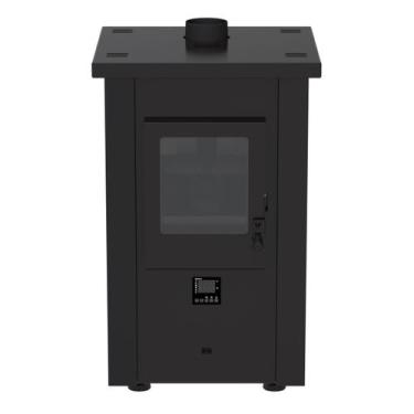 Imagem de Calefator a Pellets Vulcano Preto Fosco - VENAX, 220V