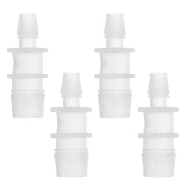 Imagem de Generic 4 peças de mangueira de plástico com encaixe de farpa de 9/40.6 cm a 5/40.6 cm adaptador de junta de emenda farpada para aquário transparente