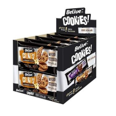 Imagem de Cookies Zero Açúcar sabor Baunilha e Chocolate Display 10 un de 67g - 