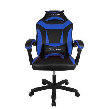 Imagem de Cadeira Gamer Conthey Supra Até 120 Kg Reclinável Preto/azul