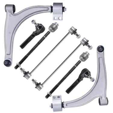 Imagem de EVERESTWAY Kit De Suspensão Dianteira Com 8 Peças, Braços Controle Inferiores Conjunto Junta Esférica, Compatível Chevrolet Malibu 2004-2012, Saturn Aura 2007-2009 E Pontiac G6 K620179 K620180 K8025