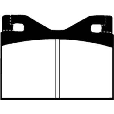 Imagem de EBC Brakes Pastilha de freio esportiva da série 2000 Greenstuff DP2126