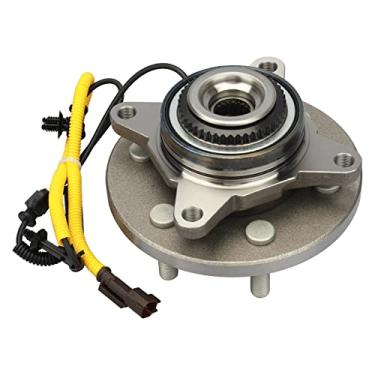 Imagem de Drivesta 515177 (4 WD) Rolamentos de roda dianteira resistente e conjunto de cubo com 6 porcas serve para Ford F-150 4x4 2018 2019 2020 2020 4x4, com ABS