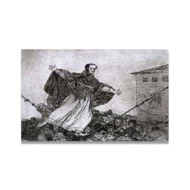 Imagem de LKXGRRSFG May The Rope BreakFrancisco De Goya Impressão em tela romântica espanhola - Obra-prima do influente pintor romântico 69,8 x 91 cm sem moldura