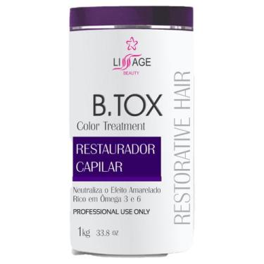 Imagem de Btox Capilar Alisamento Mascara Tratamento Italiano 1 Kg - Lissage