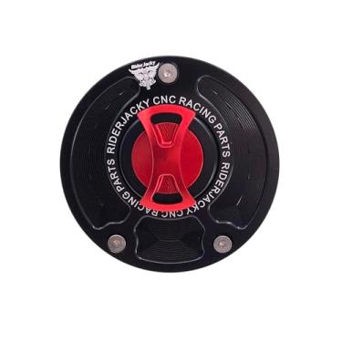 Imagem de Riderjacky Tampa de tanque de combustível sem chave para Kawasaki Z800 13-17, Z750R 07-12, Z650 17-19, Z125 Pro 17-2020, VERSYS 650 KLE650 2007-2017, VERSYS 1000 KLZ1000 12-17 Ninja ER650 ER-6N ER-6F