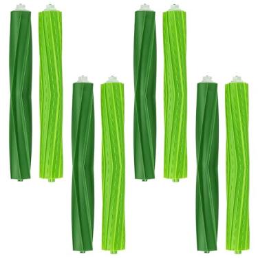 Imagem de Kit de substituição de 4 escovas de borracha para iRobot Roo-mba S9/S9+/S9 Plus (9150/9550) - Escovas duplas de rolo multisuperfície