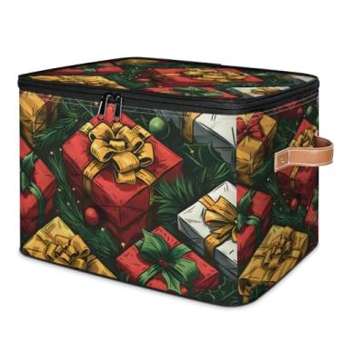 Imagem de JIEDFEJUI Cestos de armazenamento com tampas de zíper para quarto, cozinha, banheiro, cesta de armazenamento, organizador de cubo de brinquedo dobrável para crianças, adolescentes, mulheres, homens