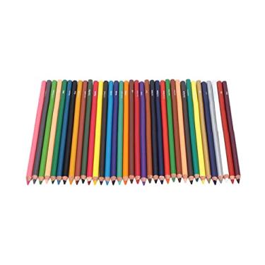 Imagem de Lápis de colorir de 36 cores Material de choupo premium Lápis de desenho pré-afiados para artistas e estudantes Núcleo de chumbo de 4 mm de espessura Conjunto de 36 peças