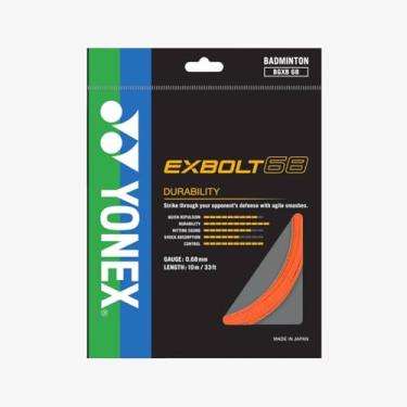 Imagem de Yonex Corda de badminton Exbolt 68, laranja flash