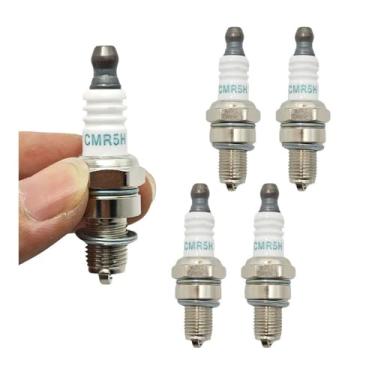 Imagem de 2-5 Velas de Ignição CMR5H Compatíveis com Motor de Soprador/Cortador de Grama GX25 GX35 35cc 3500 4 Tempos (3 peças)