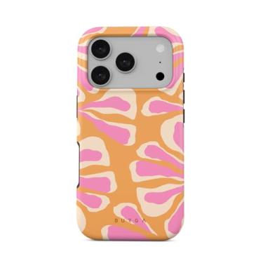 Imagem de BURGA Capa de telefone para iPhone 17 Pro - bonita, moderna, estética, padrão de designer, capa de telefone 16Pro, proteção rígida - serve para Apple iPhone 17 Pro capa para mulheres e homens