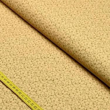 Imagem de Tecido Tricoline Basics Colors : Arabesque Café com Leite (0,50x1,50) 