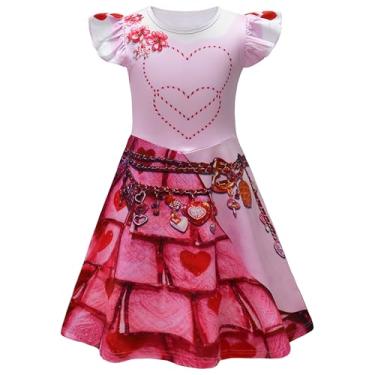 Imagem de AOVCLKID Fantasia de princesa Bridget para meninas, 4, vestido de festa de aniversário, Halloween, cosplay (9 a 10 anos, rosa)