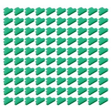 Imagem de 100 pces 6mm plástico estufa filme braçadeiras de tubulação acessórios de cobertura de estufa para fixação