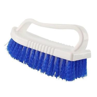 Imagem de lyrlody Escova de Esfregar, Cabo de Plástico Resistente, Cerdas Duras, para Limpeza Doméstica, Restauração de Tecidos e Superfícies, Ideal para Chuveiro e Pia