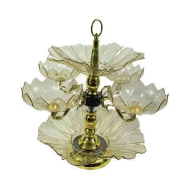 Imagem de Ｂｅｓｇａ Prato de Frutas Europeu Prato de Sobremesa Prato de Exposição Tigela de Oferta Multiuso Tigela de Doces Prato de Lanche Prato de Doces com Base para, 6 Pratos