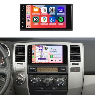 Imagem de Rádio 2G + 64G para Toyota 4Runner 2003-2009, para Tundra 2003-2006, para Sequoia 2003-2007 Car Stereo, Wireless CarPlay Android Auto, DSP EQ, tela sensível ao toque HD IPS de 7 polegadas, câmera
