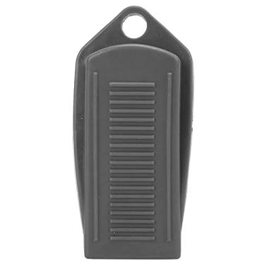 Imagem de CUOFYUNL Rolhas de porta de borracha cinza sem cunha de batente de porta deslizante Suporte de porta flexível empilhável