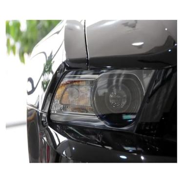 Imagem de Capa de farol de carro para Ford Mustang 2010 2011 2012 2013, tampa de farol transparente, tampas de carcaça do abajur, tampa da lâmpada, lente difusora de vidro, A/esquerda e direita