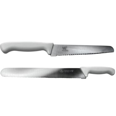 Imagem de Faca Serrilhada Profissional Para Cortar Pão 250mm Aço Inox Carmel