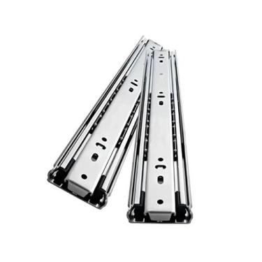 Imagem de Par De Corrediças Telescópicas 30Cm - Kit Com 2 Corrediças De Gaveta -