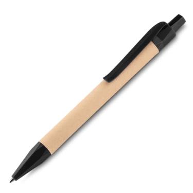 Imagem de Genérico Caneta de Papel Kraft, Azul, Preto, Material Ecológico, Design Funcional, Multiuso para Trabalho e Estudo