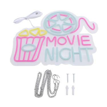 Imagem de FTVOGUE Noite de Cinema LED Luz Neon Multicolorida Com Brilho Ajustável Plug USB na Decoração de Parede para Quarto de Home Theater