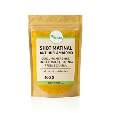 Imagem de Shot Matinal Anti-Inflamatório Casa Prime Nature c/Cúrcuma Gengibre Maca Peruana Pimenta Preta Canela, 100% Natural, 100g