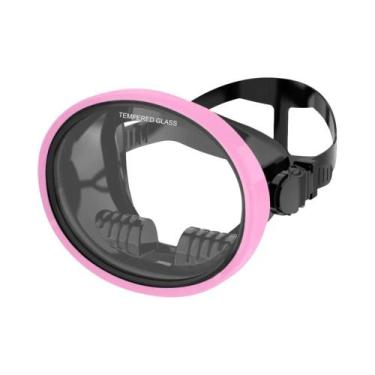 Imagem de Máscara De Mergulho Oval Para Adultos Estilo Retrô Com Visão Panorâmic