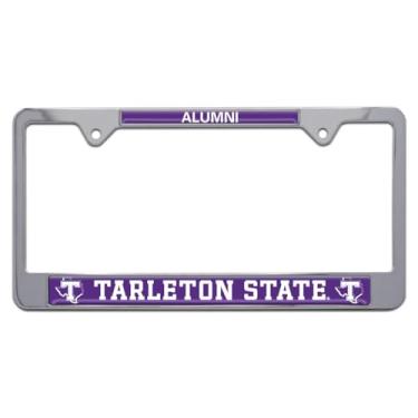 Imagem de Moldura de placa de licença de metal Tarleton State (Alumni Chrome)