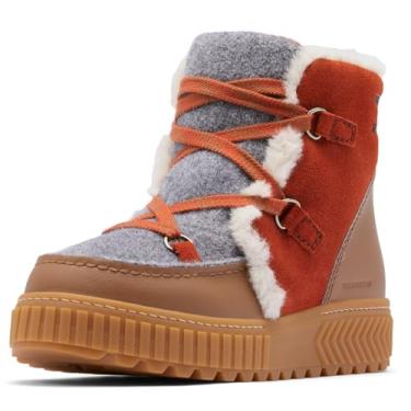 Imagem de Sorel Bota feminina Ona Ave Alpine impermeável para neve, Veludo bronzeado/sanguine, 39