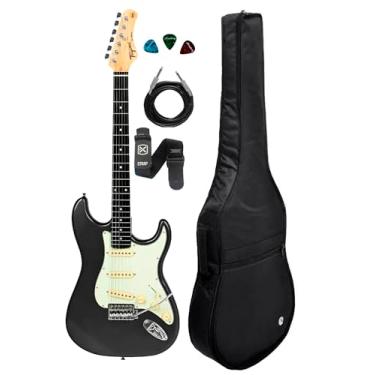 Imagem de Guitarra Elétrica Tagima Tg-500 Bk Escudo Awh + Kit Luxo