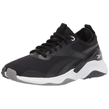 Imagem de Reebok Tênis feminino HIIT Tr 2.0 Cross Trainer, Preto/branco/cinza puro, 8