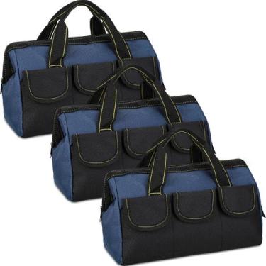 Imagem de Bolsa de ferramentas Sanwuta, pacote com 3 para homens, impermeável co