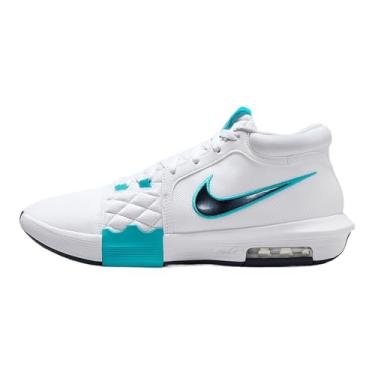 Imagem de Nike Lebron Witness VIII, tênis de basquete masculino, 0, Branco/Cacto empoeirado/obsidiana, 41