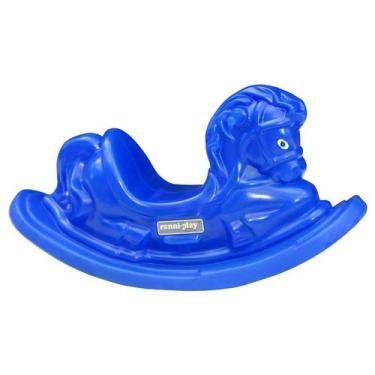 Imagem de Gangorra Cavalinho 1 lugar Azul Ranni Play