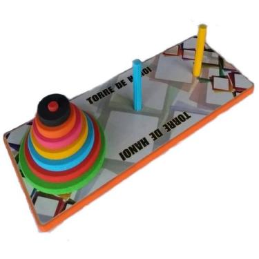 Imagem de Torre de hanoi - BRINQUE E LEIA