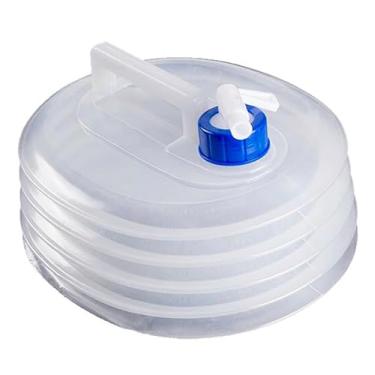 Imagem de Galão Dobrável com torneira, 10L, Sanfonado e Compacto Para Camping, Pesca e Trilhas.