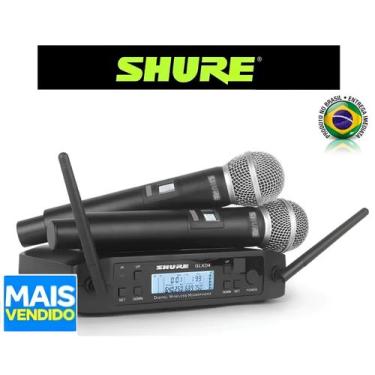 Imagem de Microfone Shure Sem Fio Duplo Glxd4 Beta 58A Metal - Profissional - BO