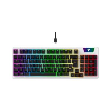 Imagem de Teclado Mecanico Gamer Force One Atlas Pro, RGB, Switchs Huano Red, Keycap Personalizável,-Unissex
