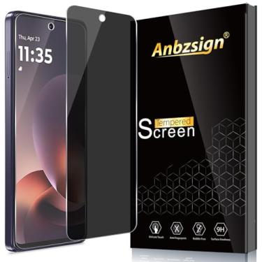 Imagem de Anbzsign Pacote com 2 para Moto G Power 2026 / Moto G 2026 / Moto G Play 2026 Película protetora de tela de vidro temperado de privacidade, antiespião, rigidez 9H, película compatível com capa.