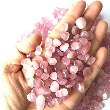 Imagem de 100 g 8-12 mm natural rosa cristal cascalho rosa quartzo cristal cascalho pedra pedras naturais e minerais, 8-12 mm
