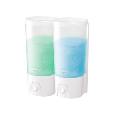 Imagem de Dispensador de sabão líquido para loções de cozinha, dispensador de sabonete, dispensador de líquido recarregável, dispensador de sabão de parede de 241 g, bomba dispensadora de sabão para banheiro (C