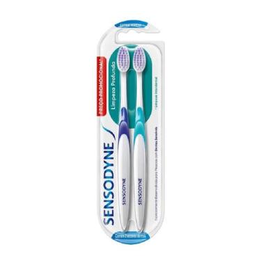 Imagem de Escova Dental Sensodyne Limpeza Profunda Extra Macia 2 Unidades