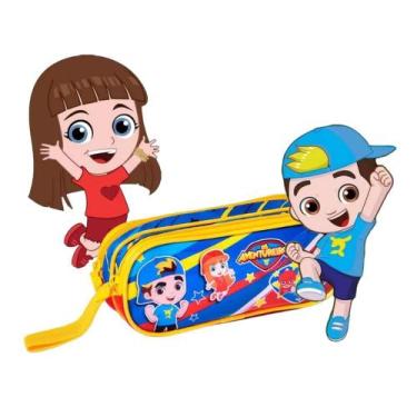 Imagem de Estojo Duplo Os Aventureiros Luccas Neto Oficial AV2795F - CLIO STYLE