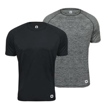 Imagem de Kit 2 Camisa Térmica Masculina Proteção Solar Segunda Pele Uv-Masculino