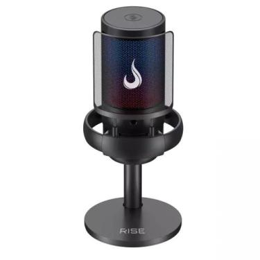 Imagem de Microfone para Streaming Rise Mode Elite 05 RGB Redução de Ruído