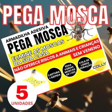 Imagem de Cola Mosca Armadilha Adesiva Colly para Moscas Mosquitos Domésticos  I